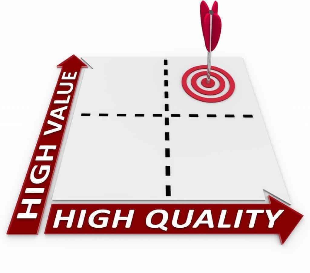 Plan your product and processes by aiming for both high quality
