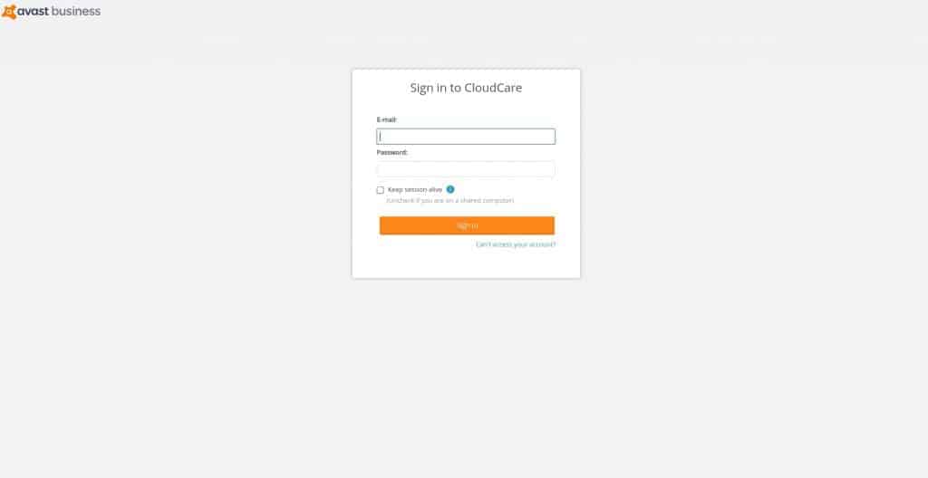 avastcloudcarelogin