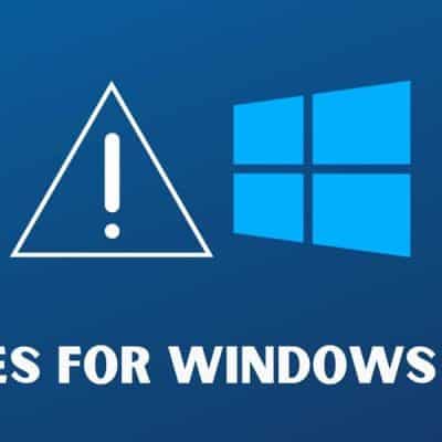 Common Fixes for Windows 10 Problems