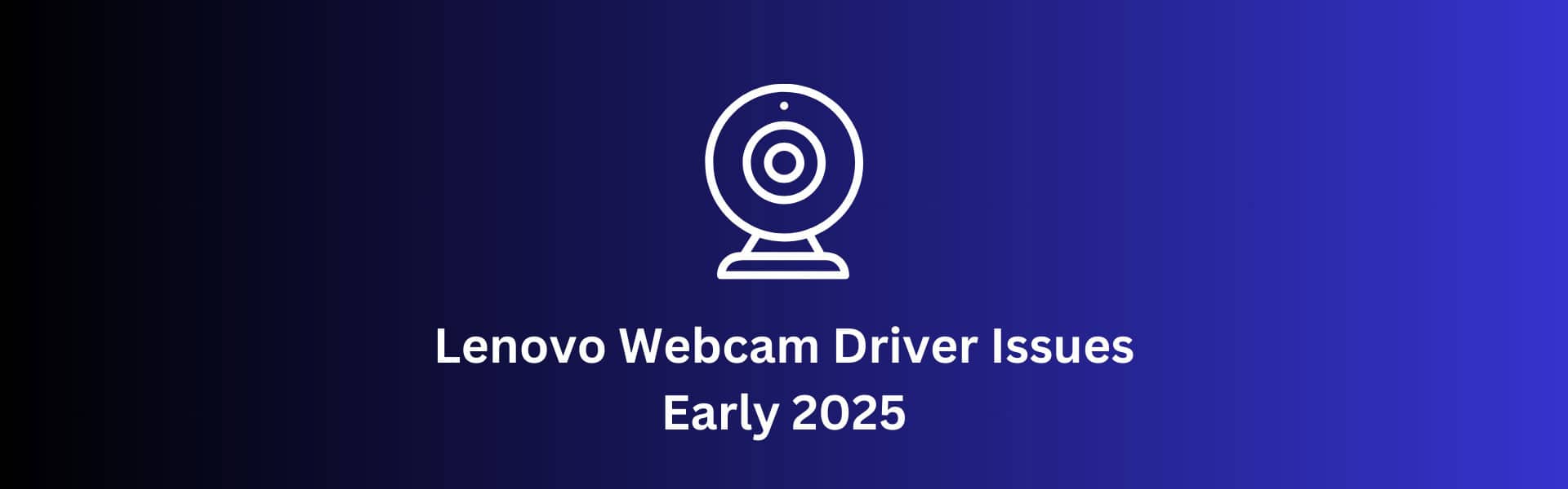 Lenovo Webcam